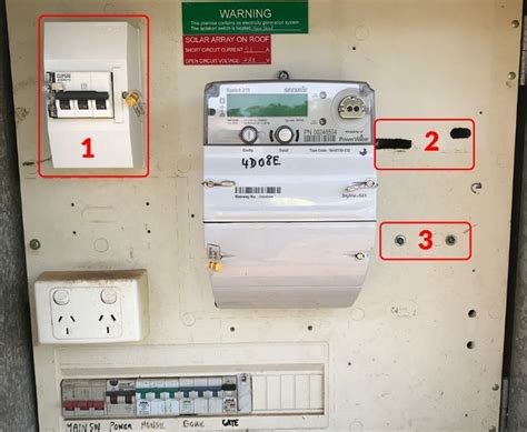 switchboard meter installation requirements